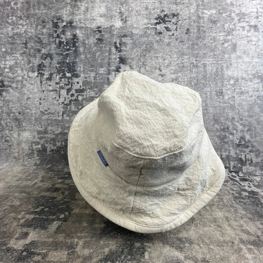 Vtg Wallaroo Hat Company Womens OS Casual Traveler Sun Hat 1999 Cream Canvas
